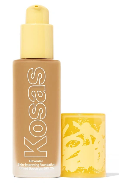 Kosas Revealer Skin-improving Foundation Spf25 With Hyaluronic Acid And Niacinamide Medium Tan Neutral Oli In Medium Tan Neutral Olive 260