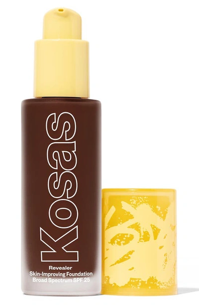 Kosas Revealer Skin-improving Foundation Spf25 With Hyaluronic Acid And Niacinamide Rich Deep Neutral 440 