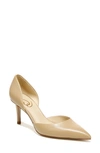 Sam Edelman Viv Pointed Toe D'orsay Pump In Beige