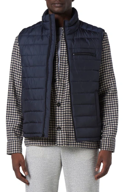 Andrew Marc Gershwin Puffer Vest In Ink