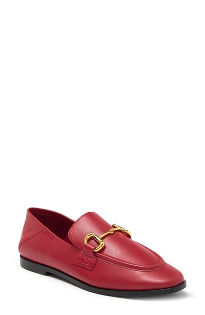 Jeffrey Campbell Addie Bit Loafer In Red