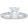 Pompeii3 2 Ct Diamond Engagement Ring Princess Cut 14k White Gold In White