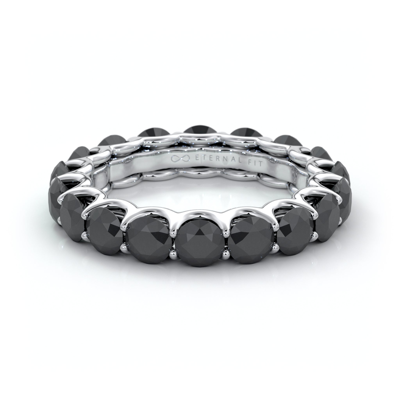 The Eternal Fit 14k 5.27 Ct. Tw. Eternity Ring In Silver