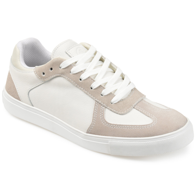 Thomas & Vine Men's Gambit Casual Leather Sneakers In White