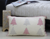 VIBHSA Colorful Christmas Tree Decorative Throw Pillow