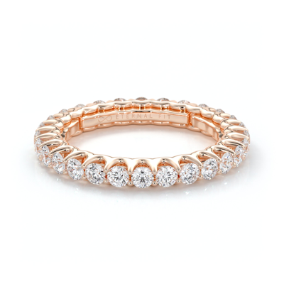 The Eternal Fit 14k 1.36 Ct. Tw. Eternity Ring In Beige