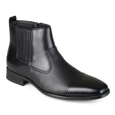 Vance Co. Men's Wide Width Alex Chelsea Boot In Black