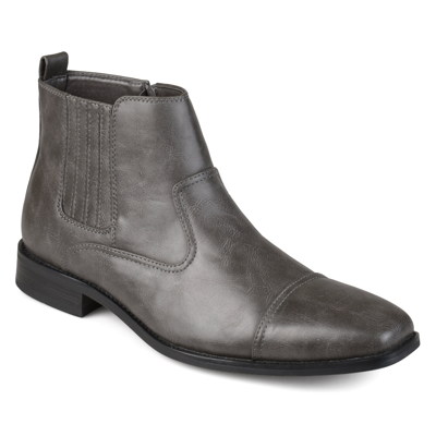 Vance Co. Men's Wide Width Alex Chelsea Boot In Grey