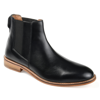 Thomas & Vine Men's Corbin Plain Toe Chelsea Boot In Black