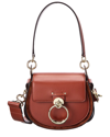CHLOÉ CHLOE TESS SMALL LEATHER & SUEDE SHOULDER BAG