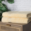 SUPERIOR Superior Classic Cotton Absorbent and Quick-Drying 2-Piece Oversized Bath Sheet Set