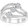 Pompeii3 7/8ct Diamond Multi Right Hand Ring 14k White Gold In White