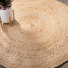 Jonathan Y Soleil Round Natural Jute Braided Circle Area Rug In Beige