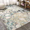 JONATHAN Y Pebble Marbled Abstract Area Rug