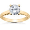 POMPEII3 3/4CT DIAMOND GABRIELLA ENGAGEMENT RING SETTING & MATCHING ETERNITY WEDDING BAND
