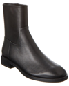 Stuart Weitzman Kye Zip Leather Boot In Black