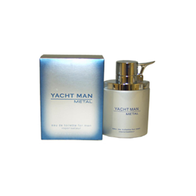 Myrurgia M-2648 Yacht Man Metal - 3.4 oz - Edt Cologne  Spray In Silver