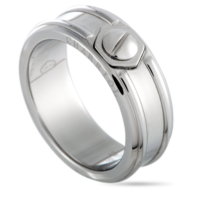 Charriol Rotonde Stainless Steel Band Ring In Silver