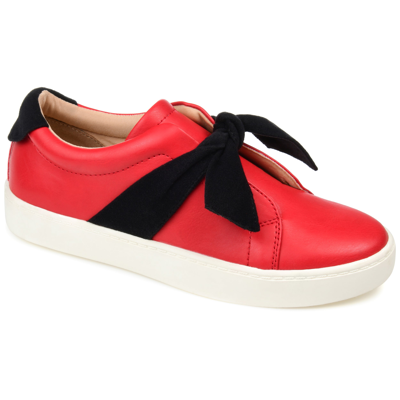 Journee Collection Women's Tru Comfort Foam Abrina Sneakers In Red