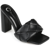 Journee Collection Maysie Square-toe Pump In Black