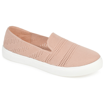 Journee Collection Collection Women's Tru Comfort Foam Meika Knit Sneaker In Pink