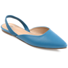 Journee Collection Collection Women's Mallorca Flat In Blue