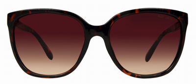 Suzy Levian Women's Brown Tortoise Gold Accent Sunglasses