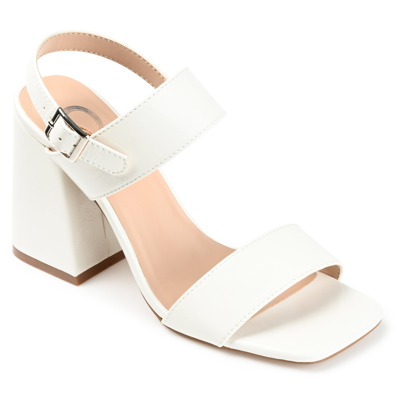 Journee Collection Women's Adras Sandal Women's Shoes In Off White