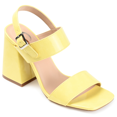 Journee Collection Collection Women's Adras Pump In Yellow