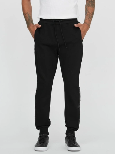Guess Factory Eco Andrew Logo Joggers In Black