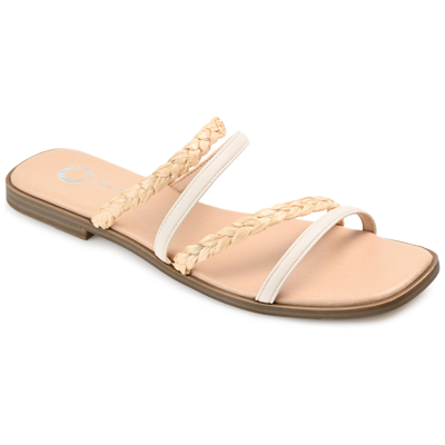 Journee Collection Collection Women's Tru Comfort Foam Brinna Sandal In Off White
