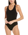 Andie The Catalina Flat One-piece Tankini In Black
