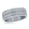 BLACKJACK STAINLESS STEEL SAND BLASTED RING