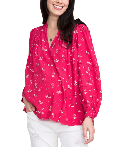 Hatch The Joselyn Blouse In Pink