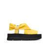 Camper Oruga Up Flats In Yellow Synthetic Fibers In Yellow