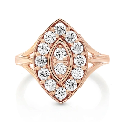 Vir Jewels 1 Cttw Diamond Engagement Ring Marquise Design 14k Rose Gold Bridal Wedding
