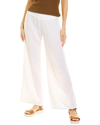 Michael Stars Smocked Wide-leg Pants In White
