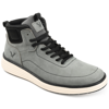 Territory Roam Mens Suede High-top Casual And Fashion Sneakers In Grey