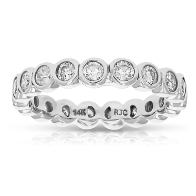 Vir Jewels 1.50 Cttw Diamond Eternity Ring Wedding Band 14k White Or Yellow Gold Bezel Set