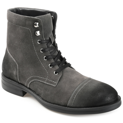 Thomas & Vine Darko Cap Toe Ankle Boot In Grey