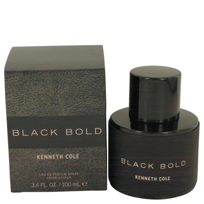 Kenneth Cole 534151 3.4 oz Black Bold Eau De Parfum Spray For Mens