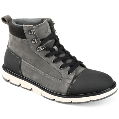 Territory Titan 2.0 Wide Width Cap Toe Ankle Boot In Grey