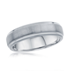 BLACKJACK BRUSHED & POLISHED 6MM TUNGSTEN RING