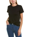 Vince Dropped-shoulder T-shirt In Black