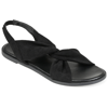 Journee Collection Collection Women's Tru Comfort Foam Deleece Sandal In Black