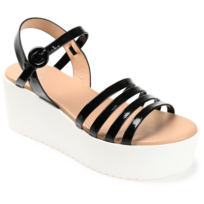 Journee Collection Collection Women's Tru Comfort Foam Miragge Sandal In Black