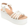 Journee Collection Collection Women's Tru Comfort Foam Miragge Sandal In White