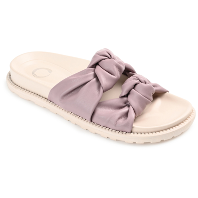 Journee Collection Collection Women's Melanie Sandal In Purple
