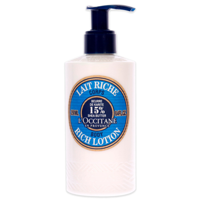 L'occitane Shea Butter Rich Body Lotion By Loccitane For Unisex - 8.4 oz Body Lotion In Multi