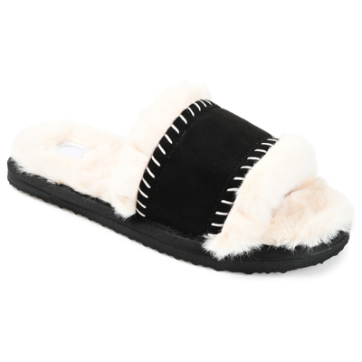 Journee Collection Collection Women's Tru Comfort Foam Mardie Slipper In Black